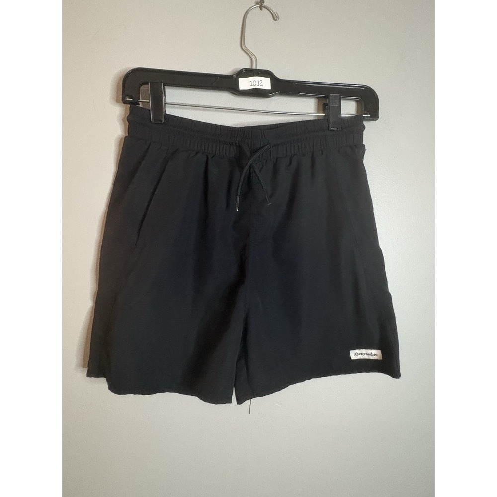 Abercrombie Kids Boys' Active  Black Athletic Shorts,  Size 11/12. 1N